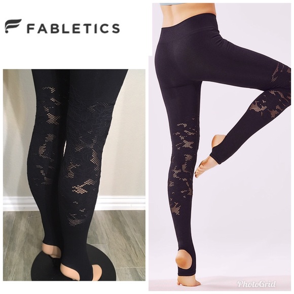 Fabletics Pants - Seamless stirrup leggings. New